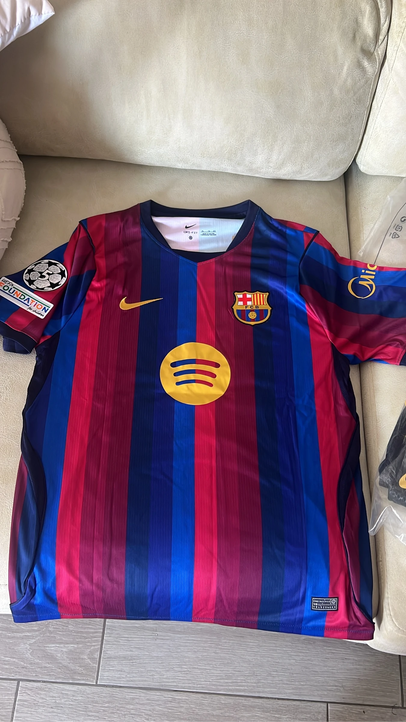Camiseta de fútbol fcb 